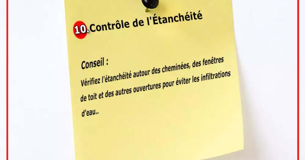 Contrôle De L'étanchéité : Vérifiez Autour Des Cheminées, Fenêtres Et Ouvertures